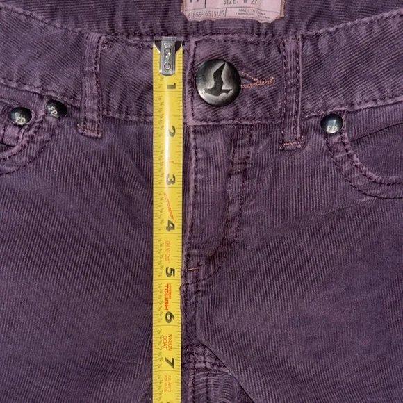 🕊️Free People Skinny Corduroy Pants, Size 27 - Picture 8 of 16